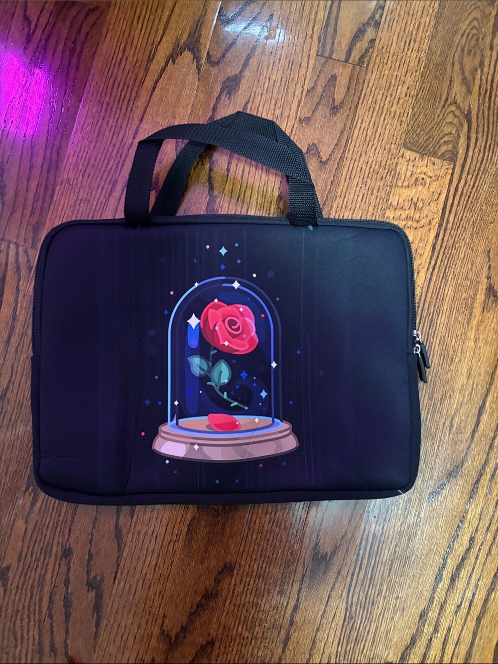 Black Rose Dome Carry Tote - Women Bags